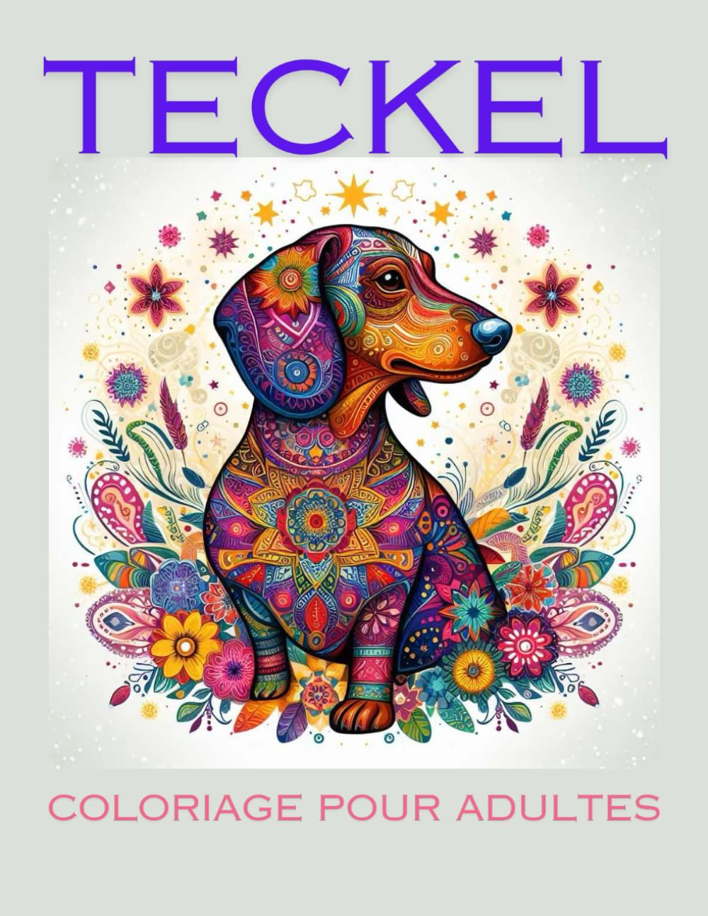 Teckel: 45 coloriages de Teckel pour adultes book