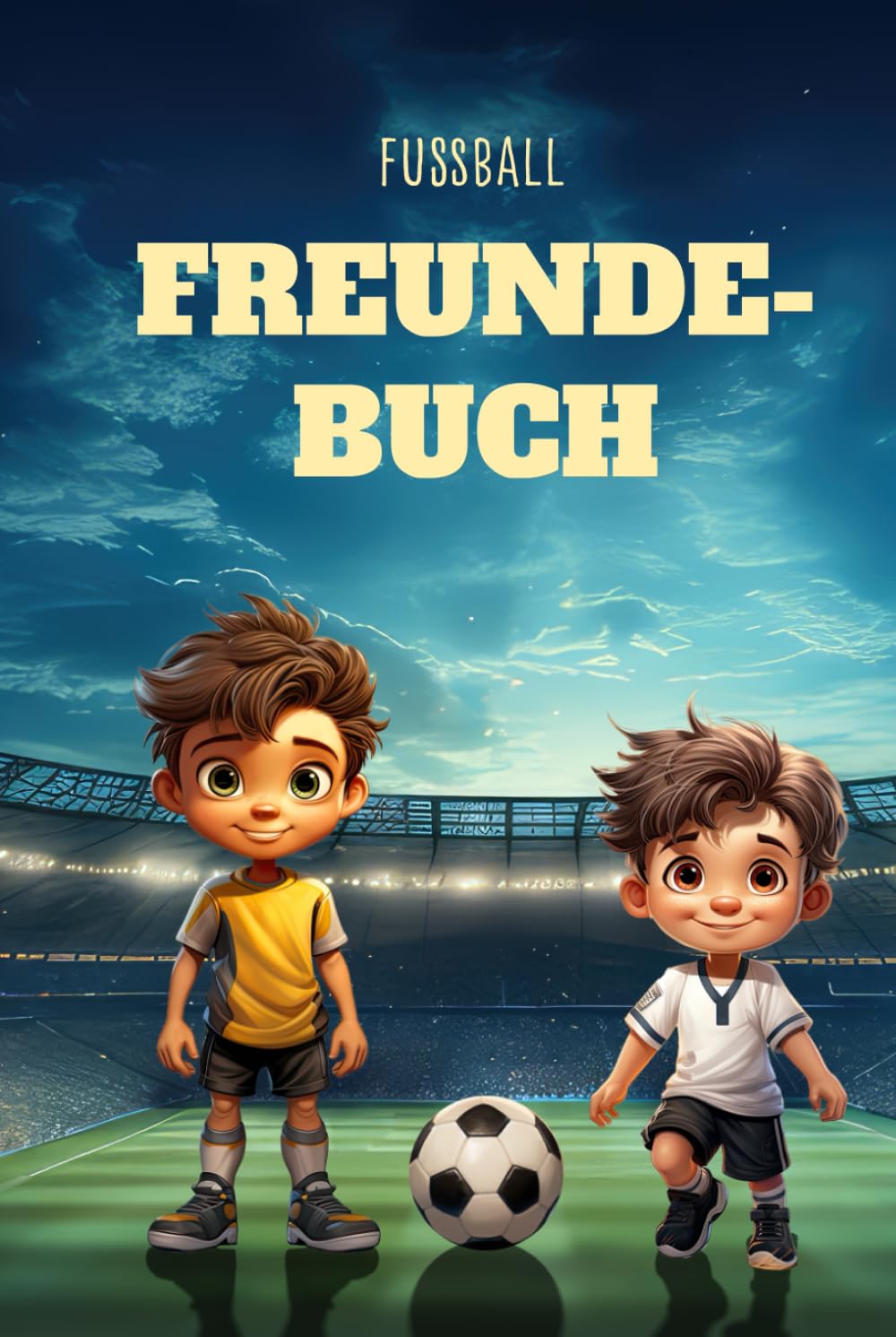 Fußball Freundebuch: Das coole Fußball Freundebuch mit vielen verschiedenen Vorlagenseiten für Mädchen und Jungs Sports Books