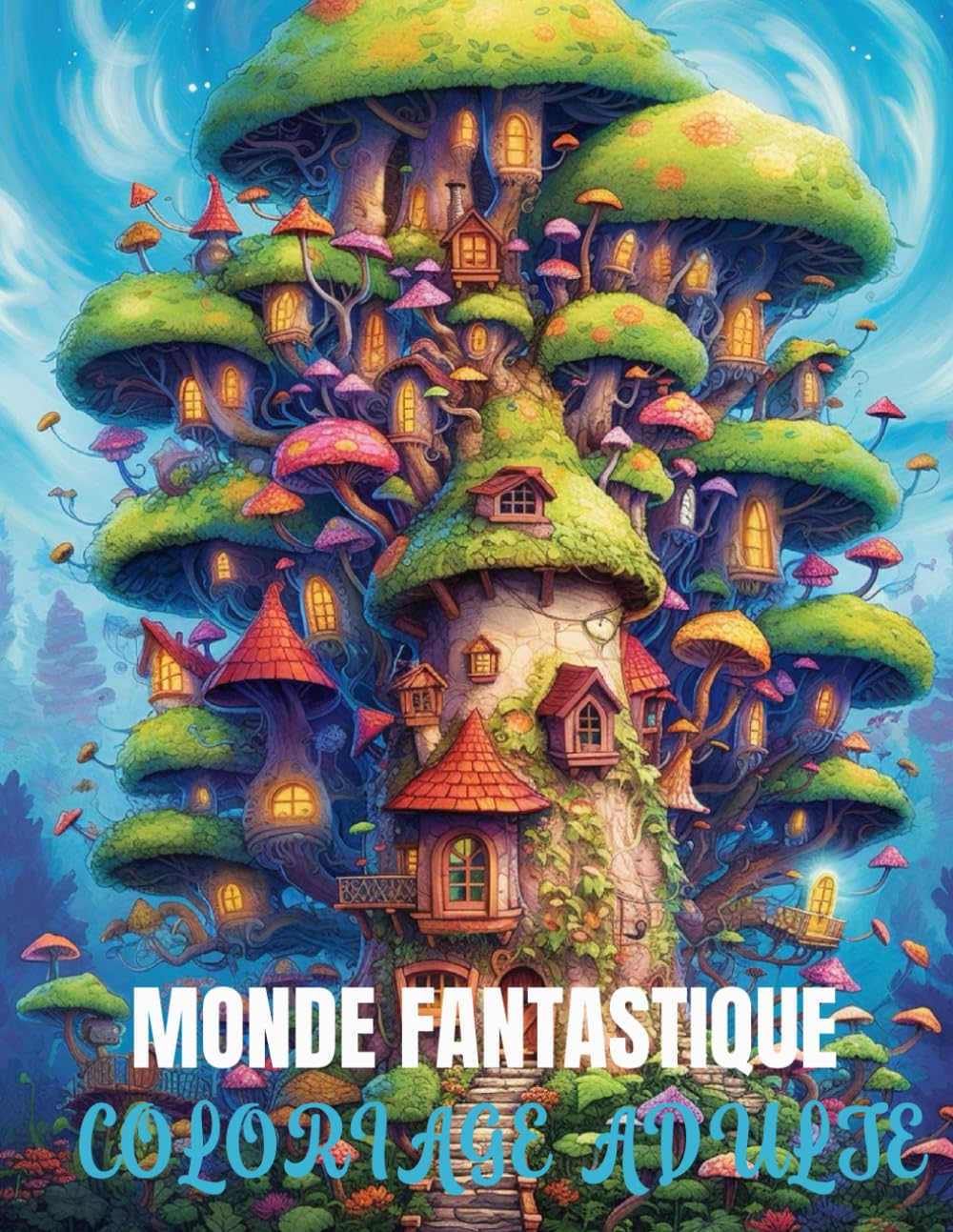 Coloriage Adulte Monde Fantastique: Coloriage Fantasy sur le Merveilleux Monde Feerique avec de Sublimes illustrations de Maisons de Fées book