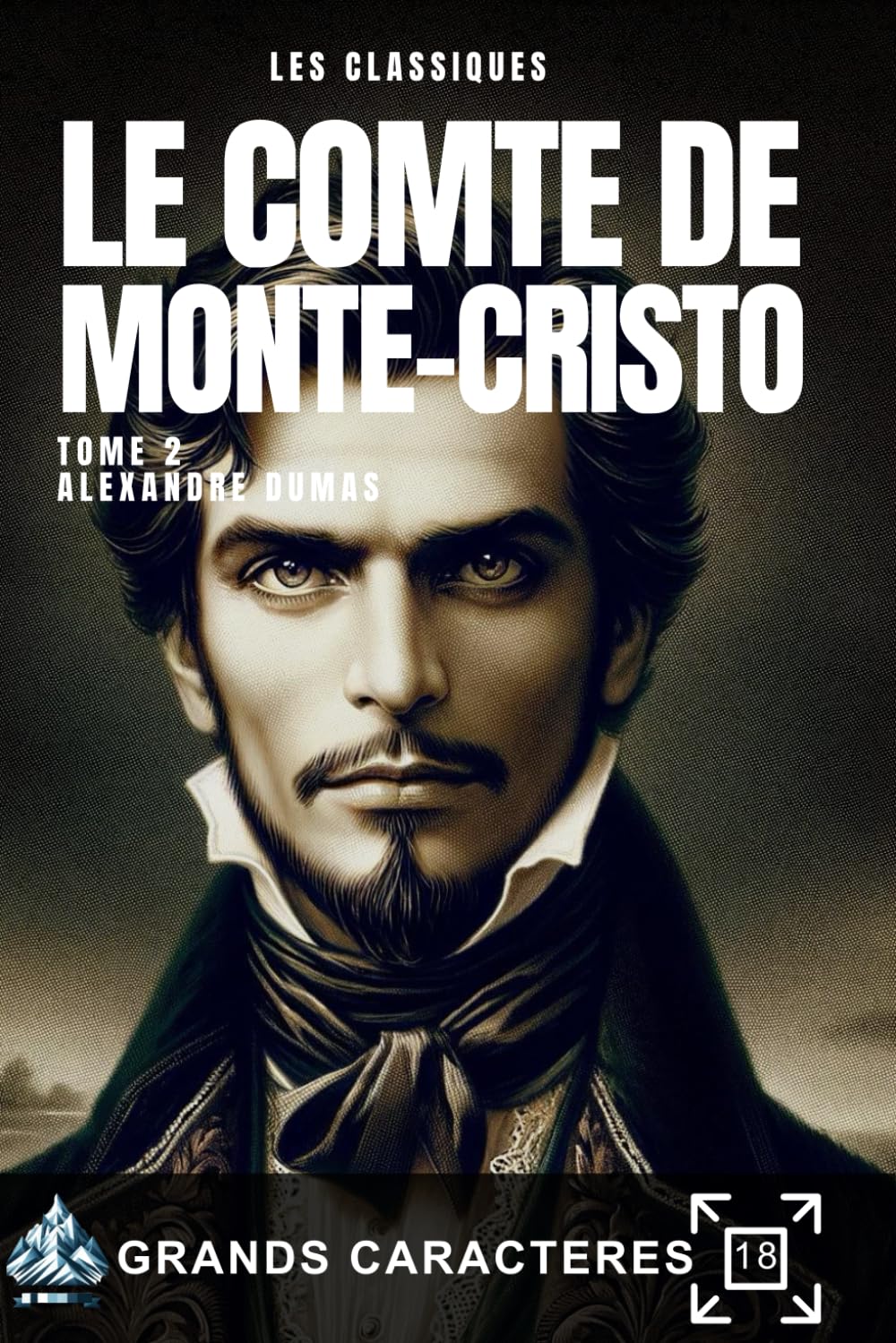 LE COMTE DE MONTE-CRISTO | Tome 2: Livre grands caractères pour personnes âgées, seniors et malvoyants. Books