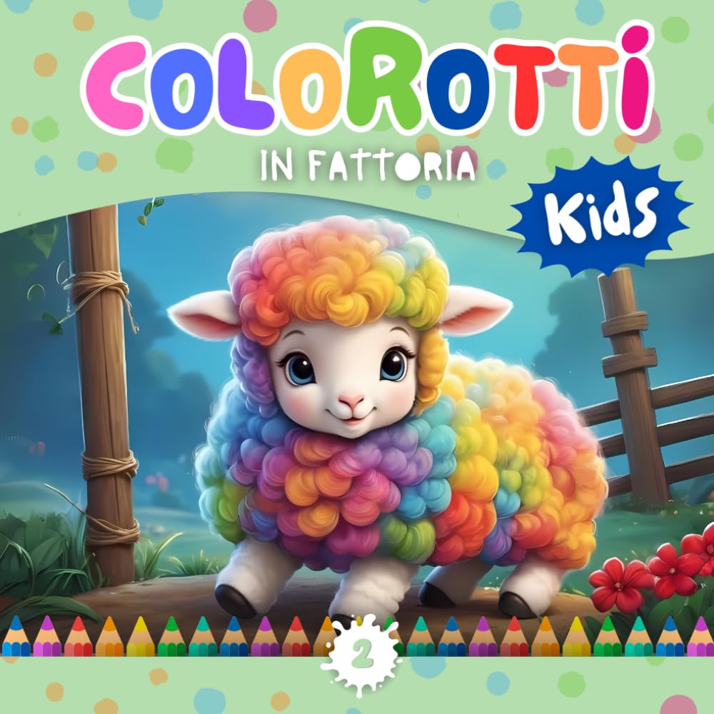 Colorotti - Fattoria: Primi album con tante divertenti pagine facili da colorare con fantasia book