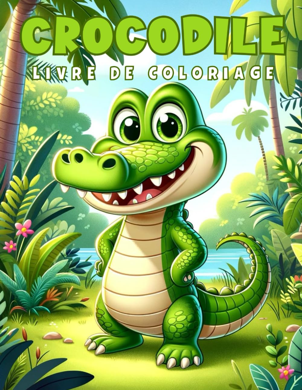 Crocodile Livre de Coloriage: Des crocodiles mignons à colorier pour enfants book