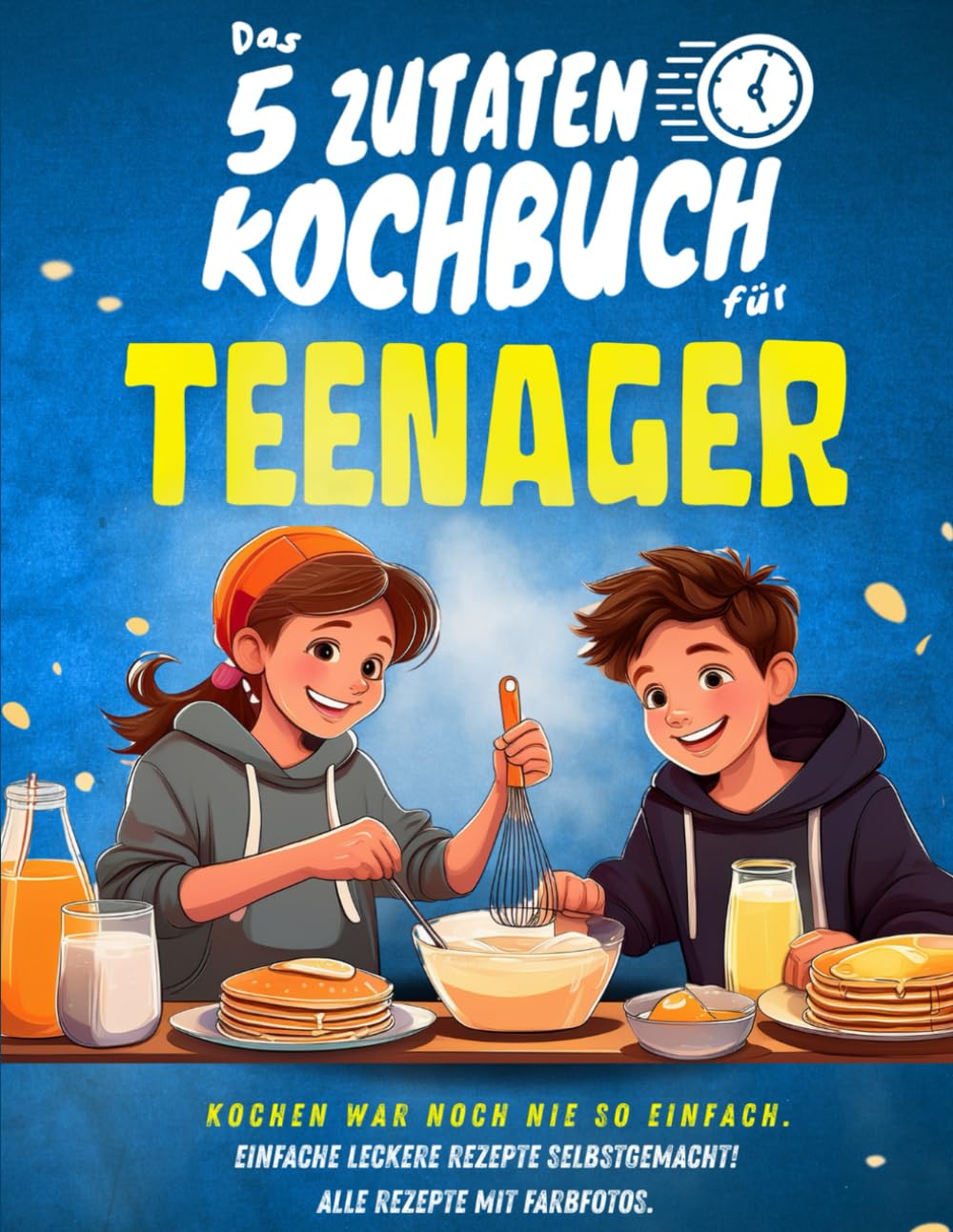 #SoloChef - 5 Zutaten, endloser Geschmack: Das Kochbuch für Teenager mit einfachen Schritten zu köstlichen Mahlzeiten - Vollgepackt mit farbenfrohen Fotos Cooking & Enjoying