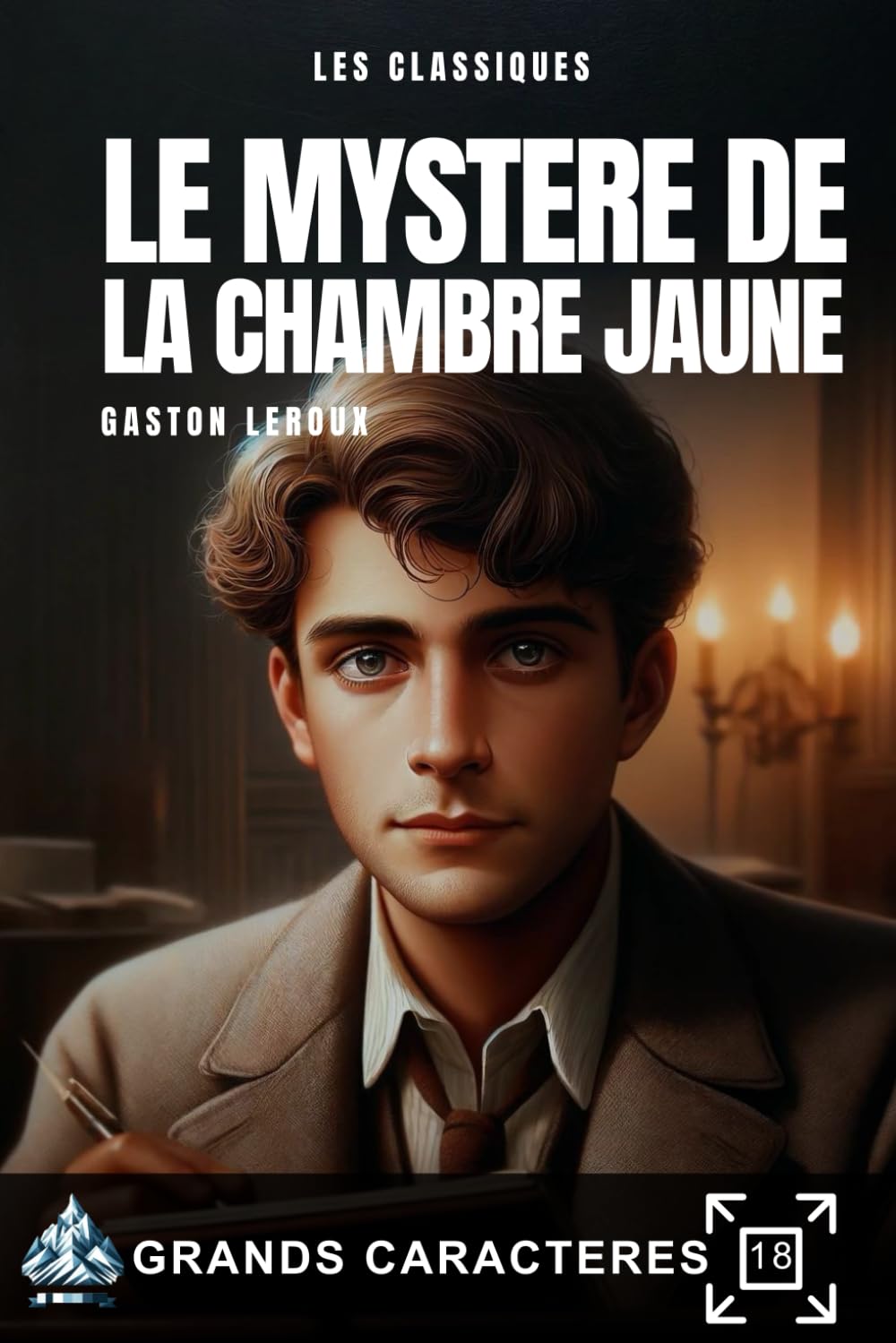 Le mystère de la chambre jaune, Gaston Leroux: Livre grands caractères pour séniors et malvoyants Detective & CSI