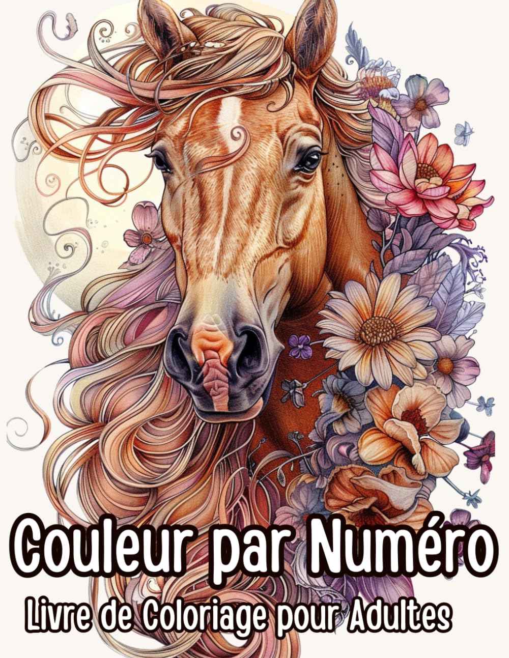 Couleur Par Numéro: Livre de Coloriage Anti-Stress pour Adultes avec des Chevaux, des Fleurs, des Jardins, des Plantes et des Paysages. book