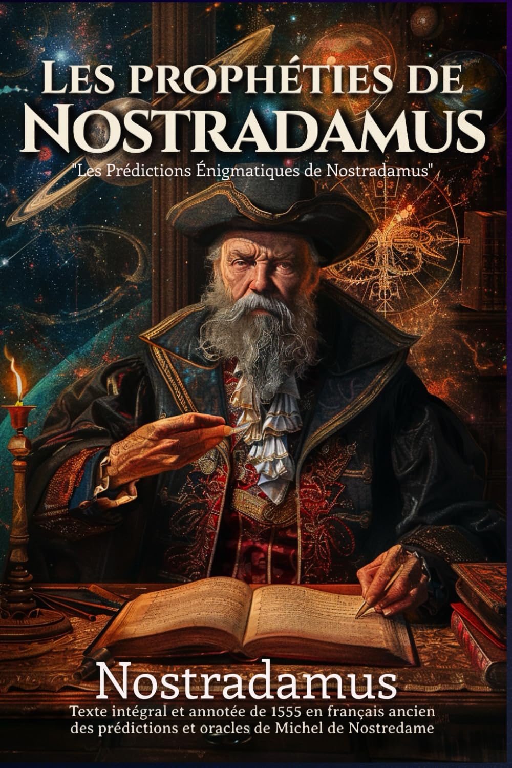 Les prophéties de Nostradamus "Les Prédictions Énigmatiques de Nostradamus" Texte intégral et annotée de 1555 en français ancien des prédictions et oracles de Michel de Nostredame Natural Sciences