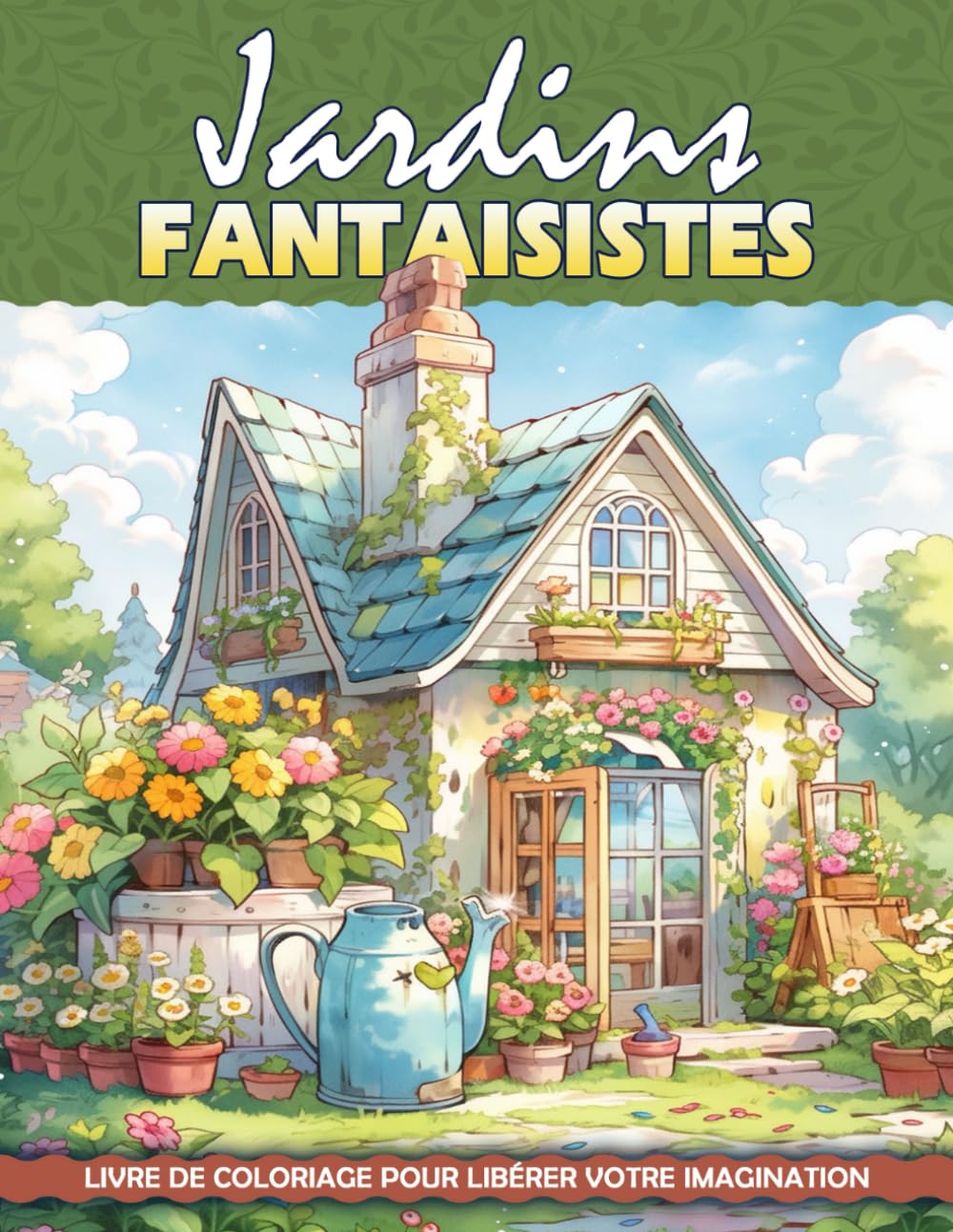 Jardins Fantaisistes Livre de Coloriage: Page De Coloriage Des Jardins Fantaisistes, Sérénité Dans Les Fleurs Fantastiques book