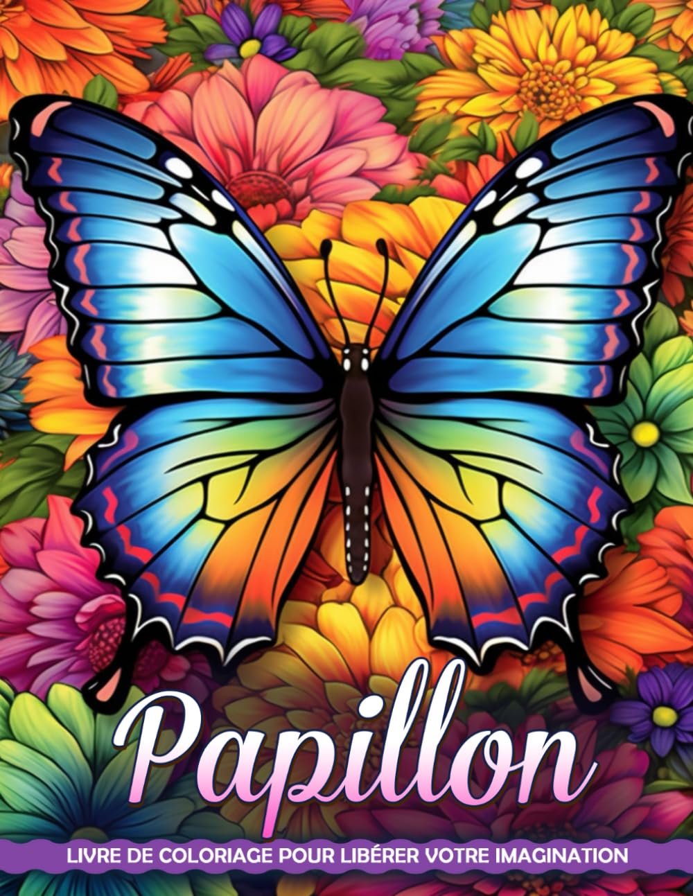 Papillon Livre de Coloriage: Page De Coloriage De Papillons, Ailes Sereines De La Nature book