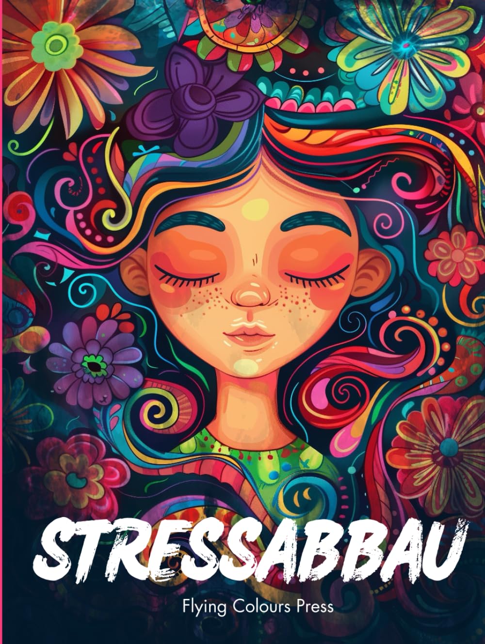Stressabbau: Ein Malbuch für Erwachsene mit Blumen, Tieren, Fantasiewelten sowie vielen weiteren Motiven und Mustern - Deine Auszeit und Zuflucht vom Alltagsstress Arts & Music
