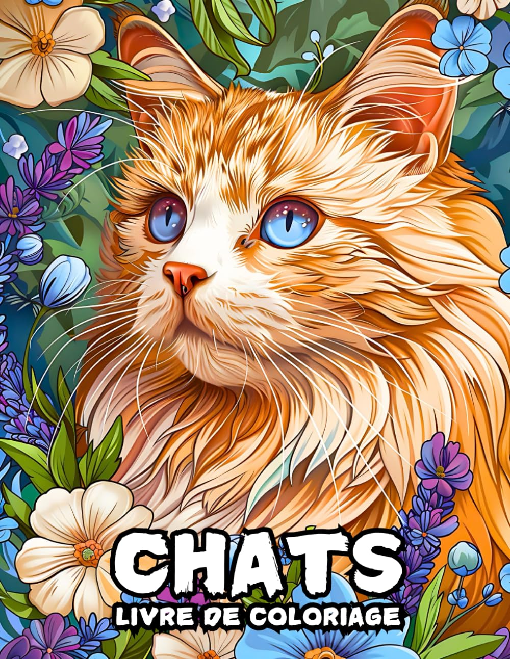 Chats livre de coloriage: Dessins Relaxants et Adorables pour Adultes Film, Art & Culture