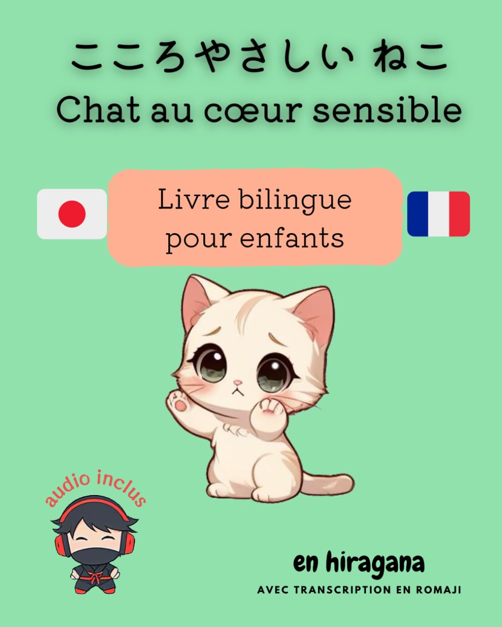 Chat au cœur sensible: Livre bilingue japonais illustré pour enfants book