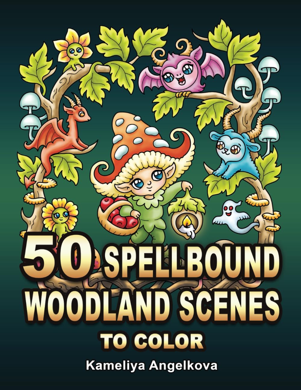 50 Spellbound Woodland Scenes to Color Hobbies & Crafts