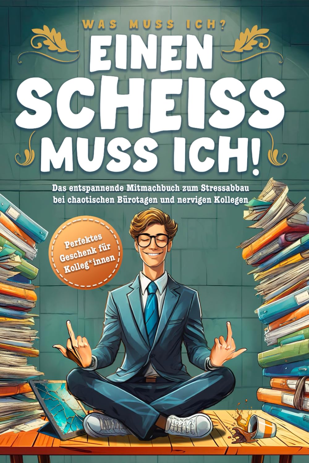 Was muss ich? Einen Scheiss muss ich!: Das entspannende Mitmachbuch zum Stressabbau bei chaotischen Bürotagen und nervigen Kollegen Humour & Satire