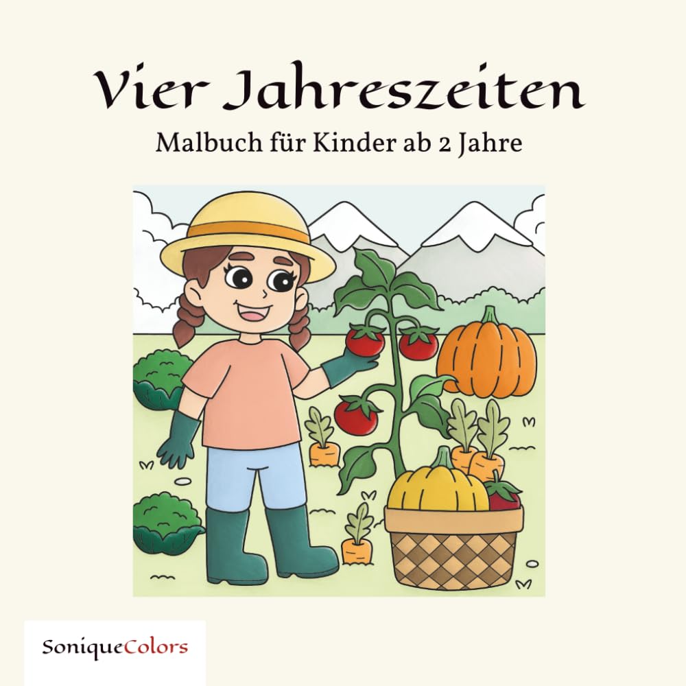 Vier Jahreszeiten – Malbuch für Kinder ab 2 Jahre: 50 lebendige Ausmalbilder für eine bezaubernde Reise durch die Jahreszeiten Non-fiction
