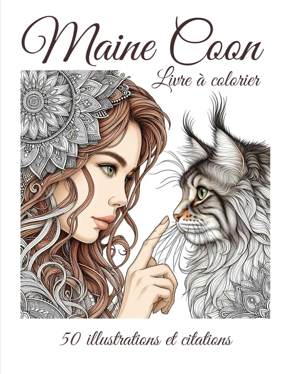 Maine Coon: Livre à colorier book