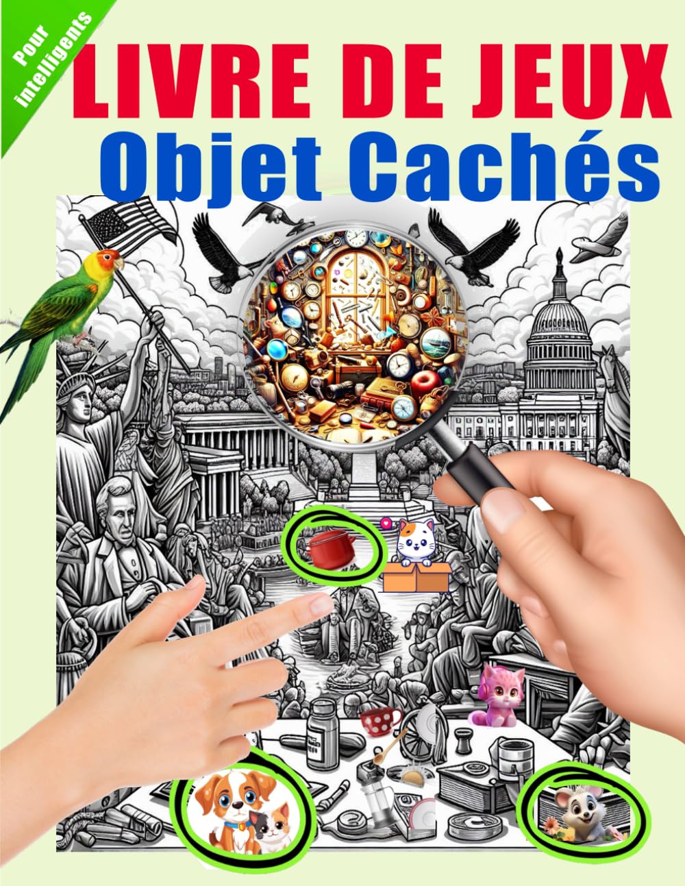Livre de jeux objets cachés: Livre d'Activités Objets Cachés : Recherche d'Objets Cachés : Découvrez une myriade d'énigmes dans ce livre interactif ... cachés ! ( Livre de puzzles d'objets cachés) book