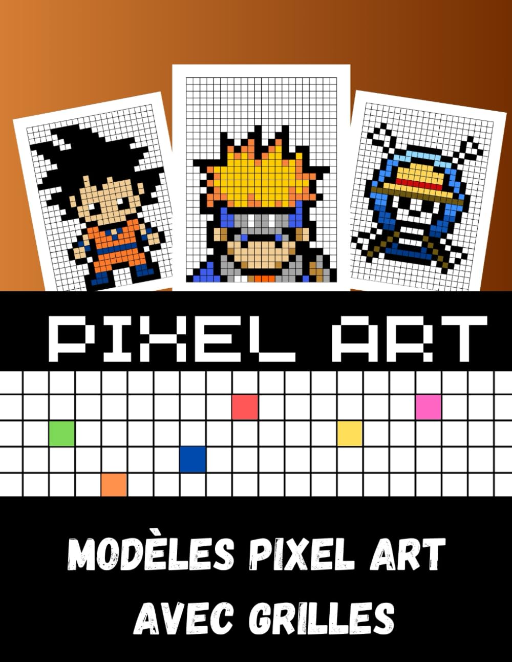 PIXEL ART: plusieurs modèles et grilles book