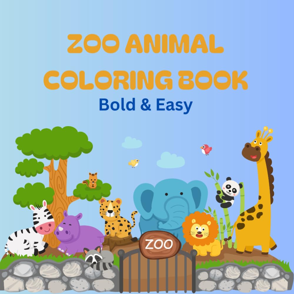 Zoo Animal Coloring Book book