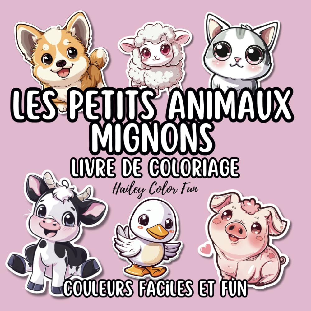 Les petits animaux Livre de Coloriage : 60 modèles simples pour adultes et enfants ! book
