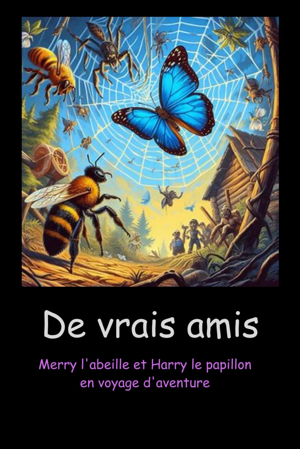 De vrais amis: Merry l'abeille et Harry le papillon en voyage d'aventure book