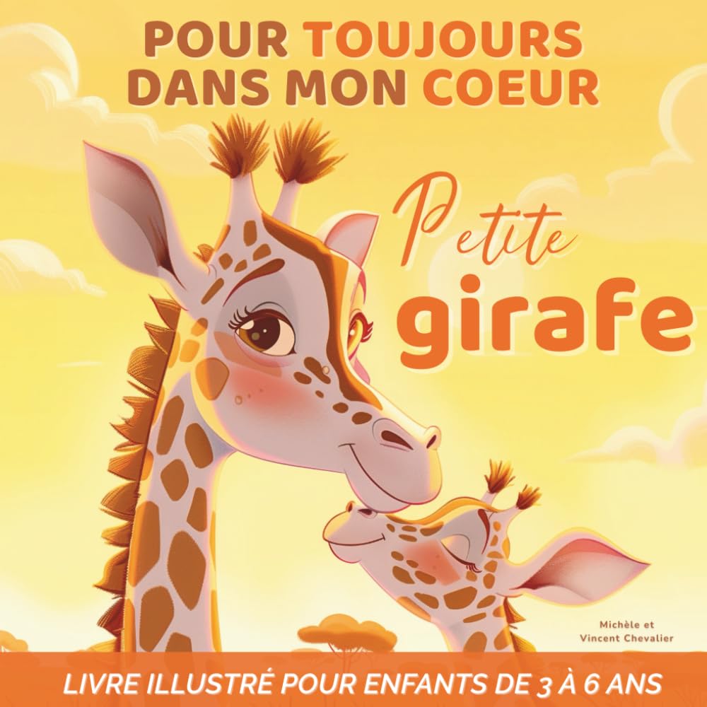 Pour toujours dans mon coeur, Petite girafe: Livre illustré pour enfants de 3 à 6 ans – histoire du soir sur la confiance en soi, la tendresse, l’amour et la complicité en famille. Non-fiction