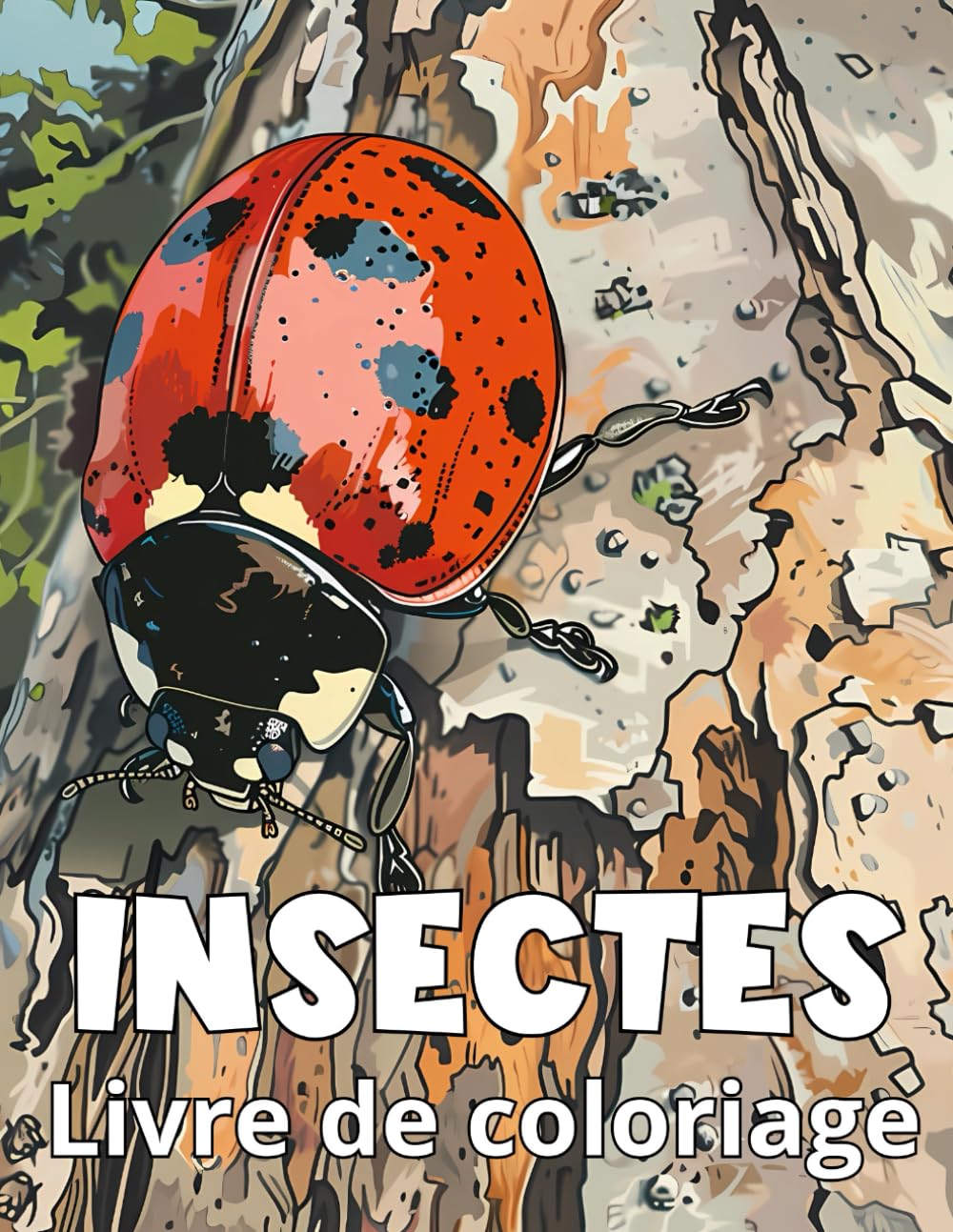 Insectes Livre de Coloriage: Plus de 50 Insectes à Colorier Pour les Enfants book