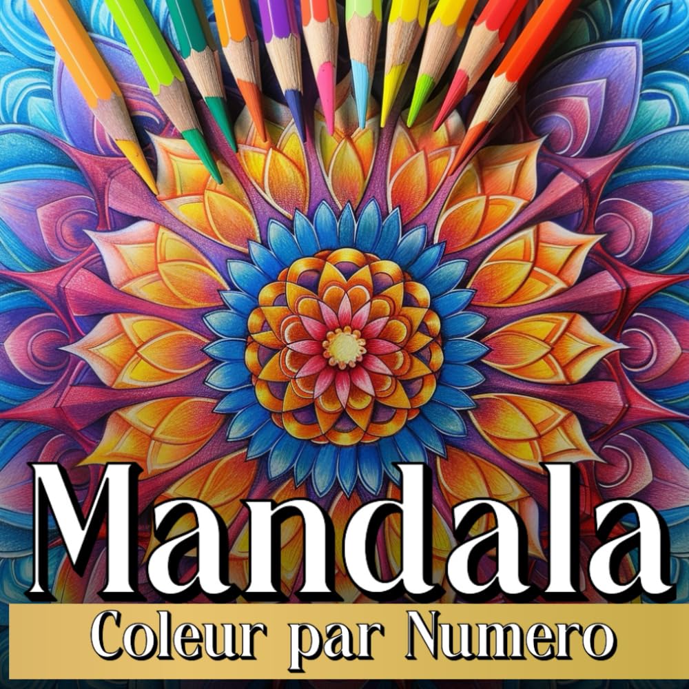 Mandala Coleur Par Numero: Le Livre de Coloriage pour Adultes Comprend Illustrations Méditatif de Mandalas En Anti-Stress book