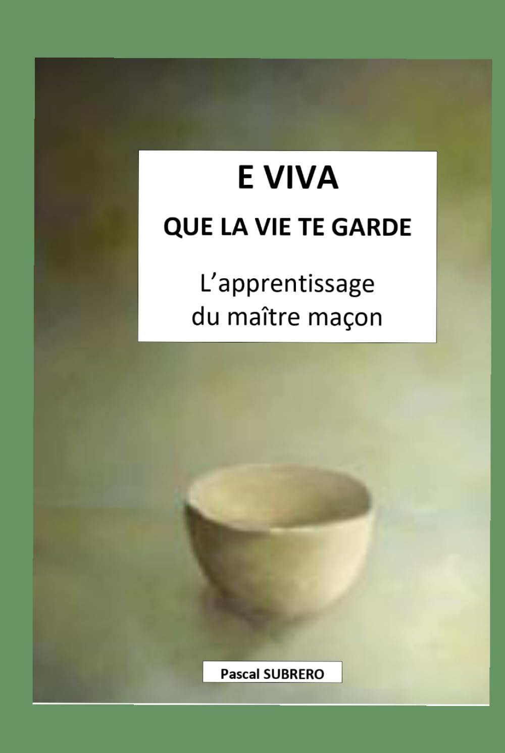 E VIVA. QUE LA VIE TE GARDE. Apprentissage du maître maçon book