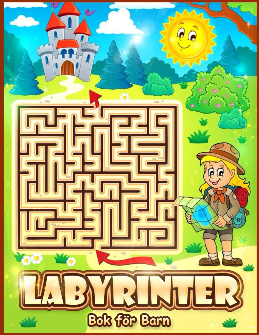 Labyrinter Bok för Barn: Rolig och engagerande aktivitetsbok med varierande svårighetsgrad för både unga och vuxna. book
