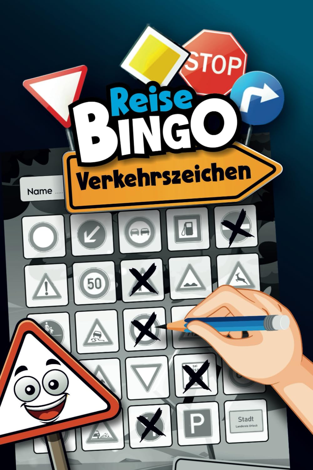 REISE BINGO für Kinder "Verkehrsschilder": Reisespiel für Autofahrten auf Autobahn, Landstraßen, Städte Urlaub | 120 Spiele gegen Langeweile als ... für Auto, Zug, Flugzeug und Schiff) Parents & Children