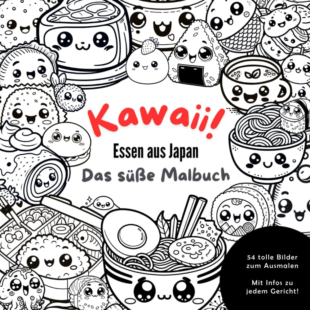 Kawaii Essen aus Japan - Das süße Malbuch Manga