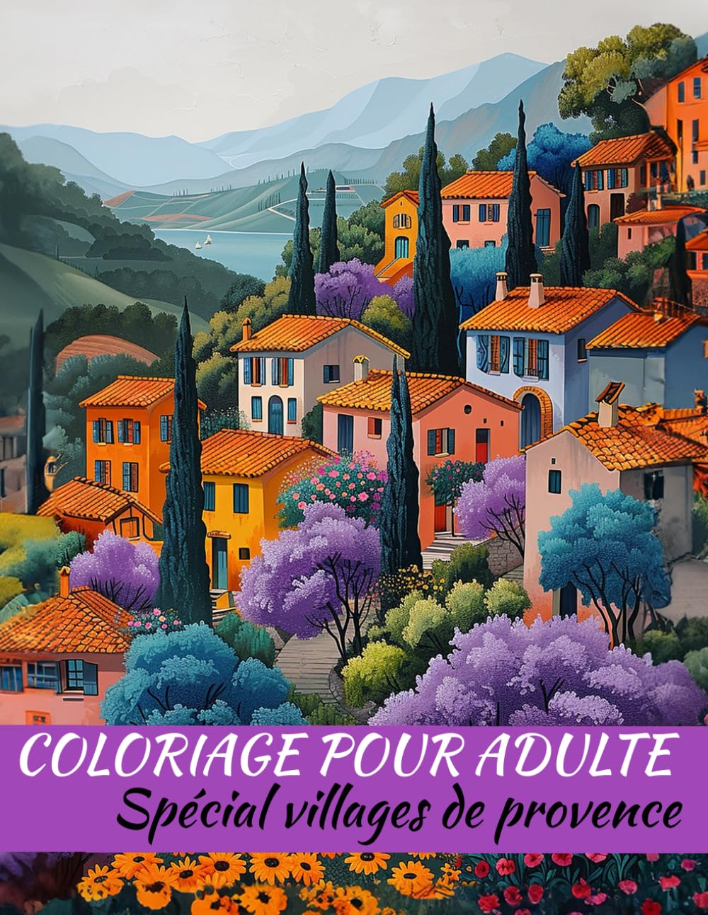 Spécial villages de Provence: Livre de coloriage pour adultes avec 50 magnifiques dessins | Améliorez votre capacité à vous concentrer, antistress et aide à la relaxation book