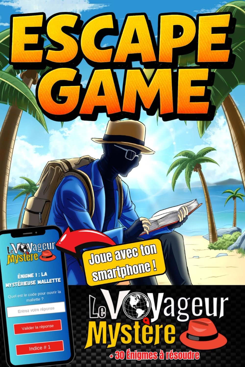 Le Voyageur Mystère: Escape Manga – Livre d'Énigmes Interactif : Résolvez la Quête et Sauvez Barcelone dans une Aventure Immersive Unique ! Action Game book