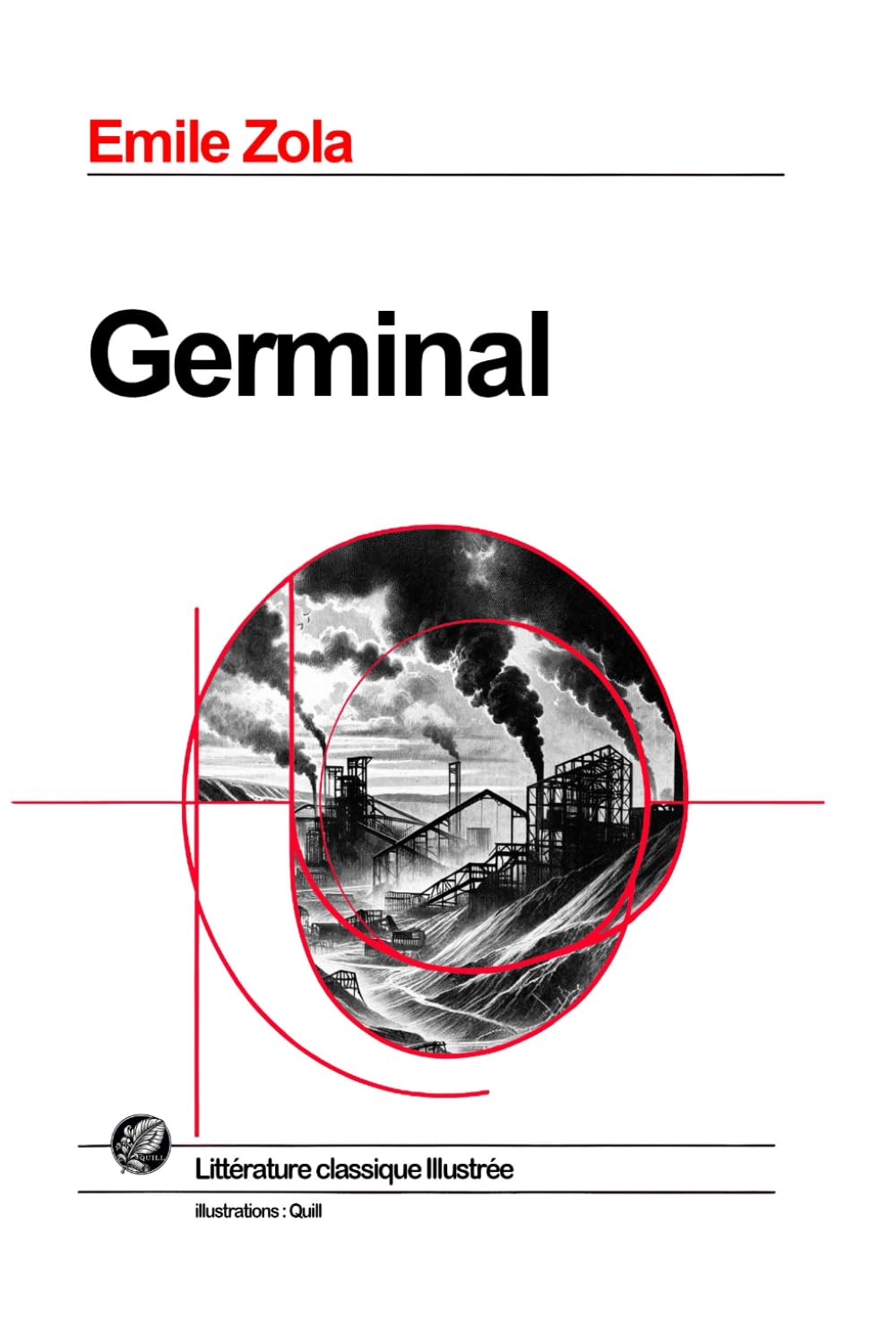 Germinal: Grand format SOUPLE illustré - Édition Collector avec illustrations exclusives et texte intégral book