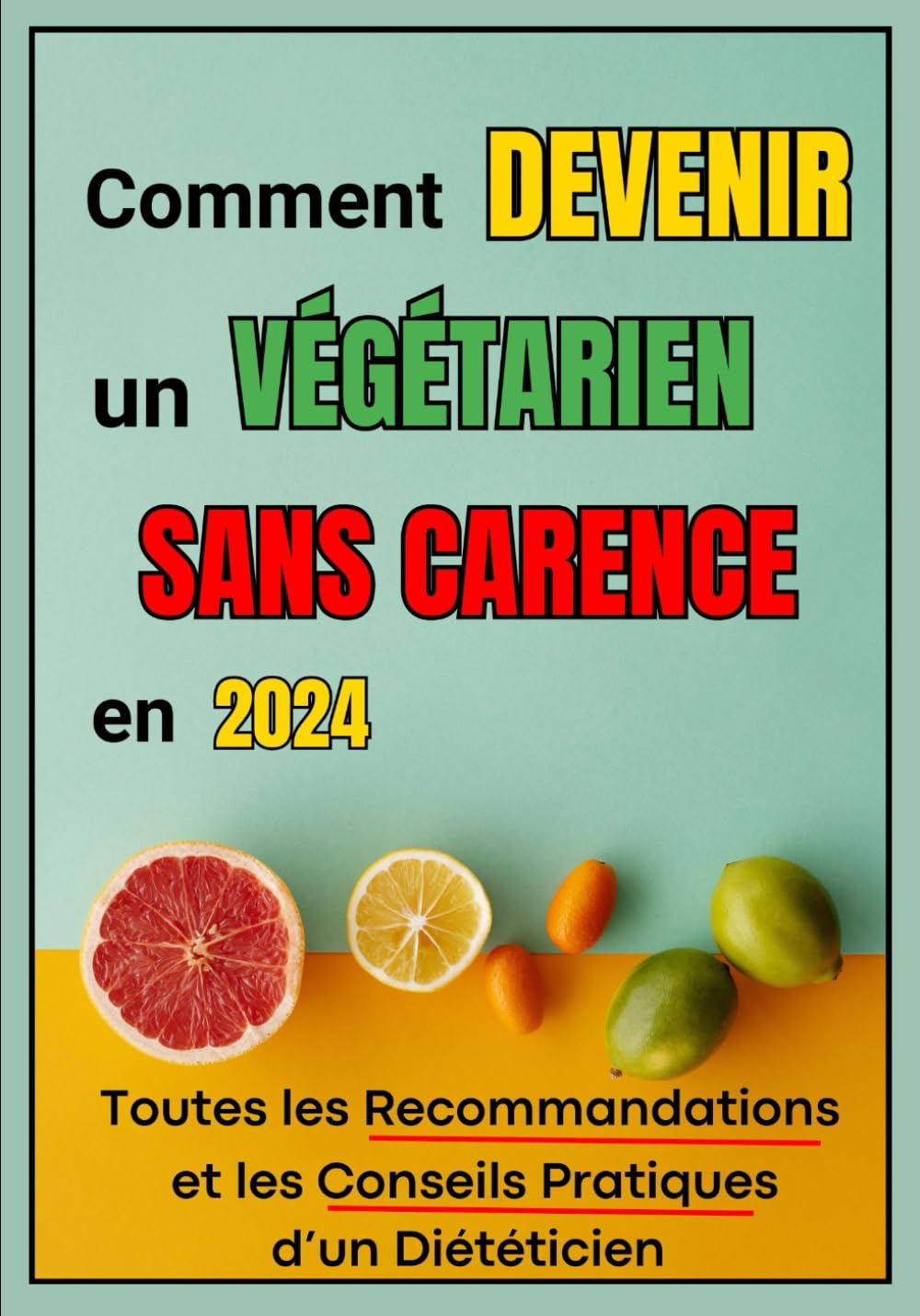 Comment Devenir un Végétarien Sans Carence en 2024: Toutes les Recommandations et les Conseils d'un Diététicien book
