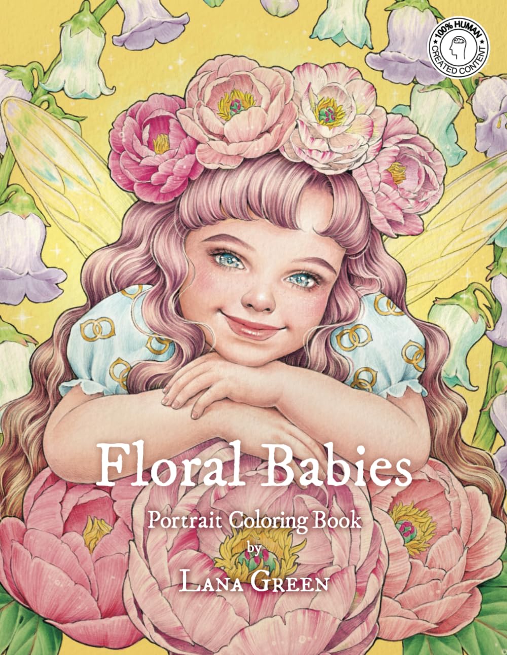 Floral Babies: Portrait Coloring Book Hobbies & Crafts