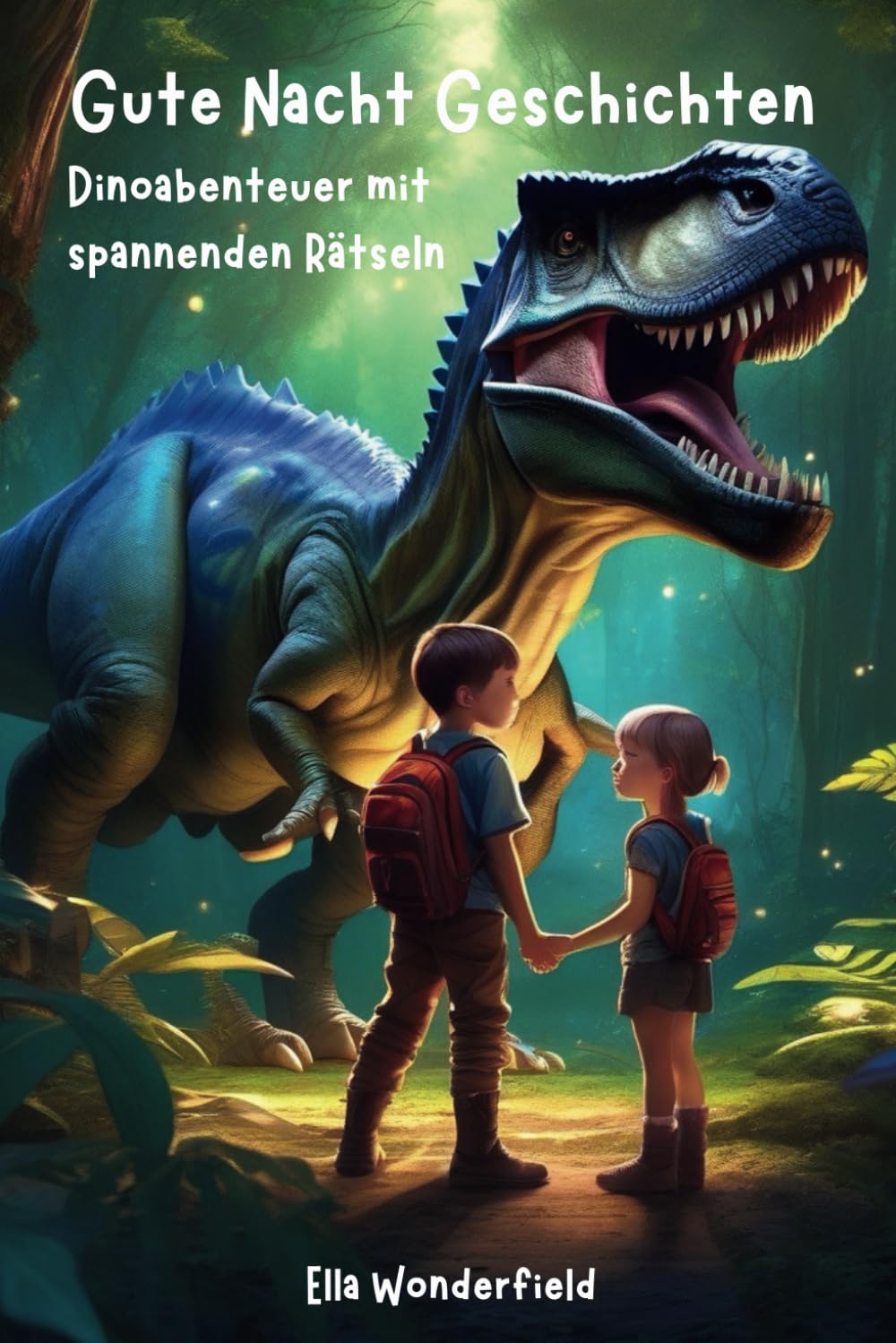 Gute Nacht Geschichten: Dinoabenteuer mit spannenden Rätseln - schöne Einschlafgeschichten ab 4 Jahren Books