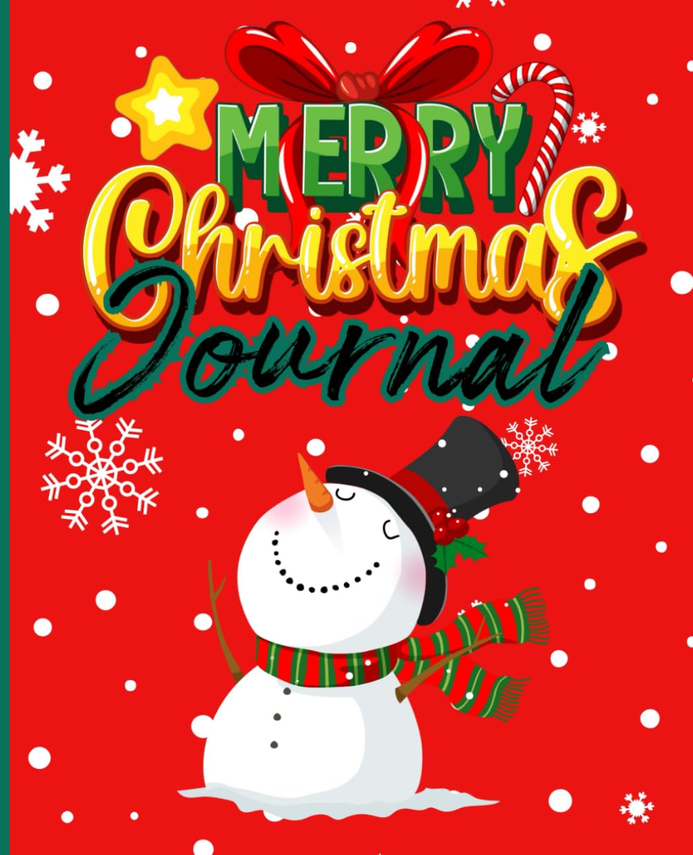 Merry Christmas Journal, dein Ideen und Bucket Listen Heft für die Adventszeit, Planung für Weihnachten und Silvester, Malen und Entspannen Lifestyle