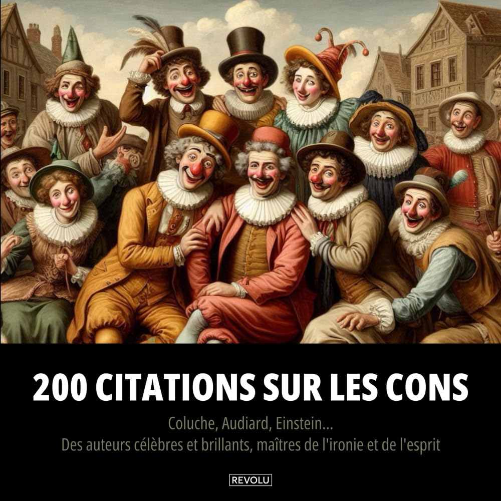 200 citations sur les cons: Coluche, Audiard, Einstein... Des auteurs célèbres et brillants, maîtres de l'ironie et de l'esprit book