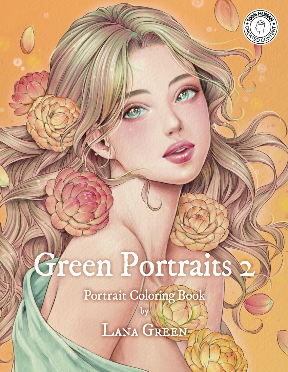 Green Portraits 2: Portrait Coloring Book book