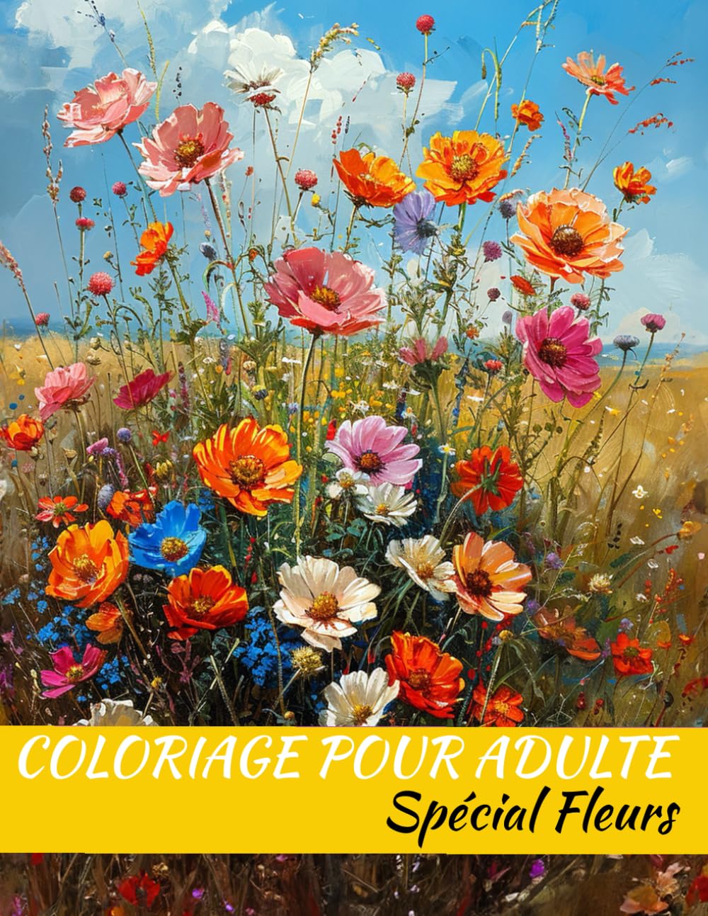 Spécial Fleurs: Livre de coloriage pour adultes avec 54 magnifiques dessins | Améliorez votre capacité à vous concentrer, antistress et aide à la relaxation book