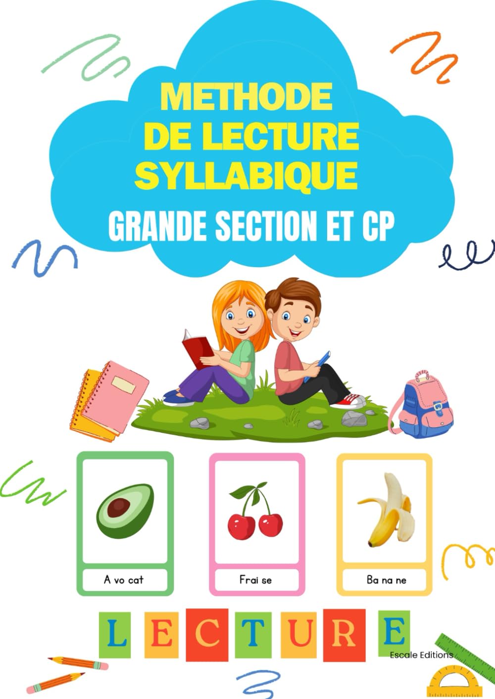 Méthode de lecture syllabique: Cahier de lecture pour les enfants à partir de 5 ans en maternelle Grande Section et CP. book