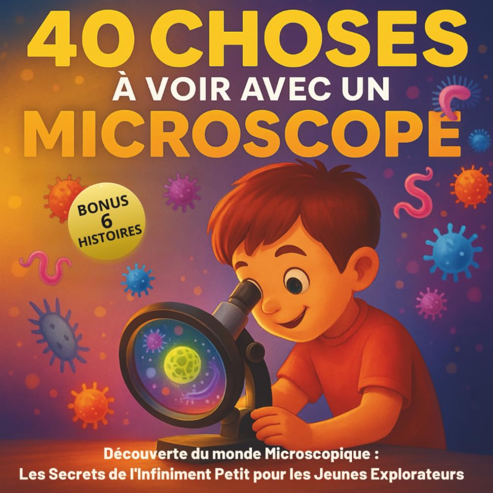 40 Choses à voir avec un Microscope: Découverte du monde Microscopique : Les Secrets de l'Infiniment Petit pour les Jeunes Explorateurs book