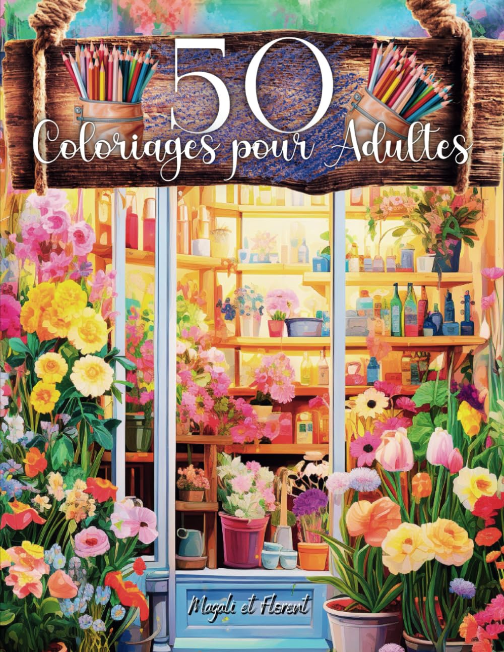 50 Coloriages pour adultes: Livre de coloriage anti stress pour adultes 50 dessins variés et inspirants paysages personnages scènes nature bienvenue ... relaxation mindfullness adult coloring book book