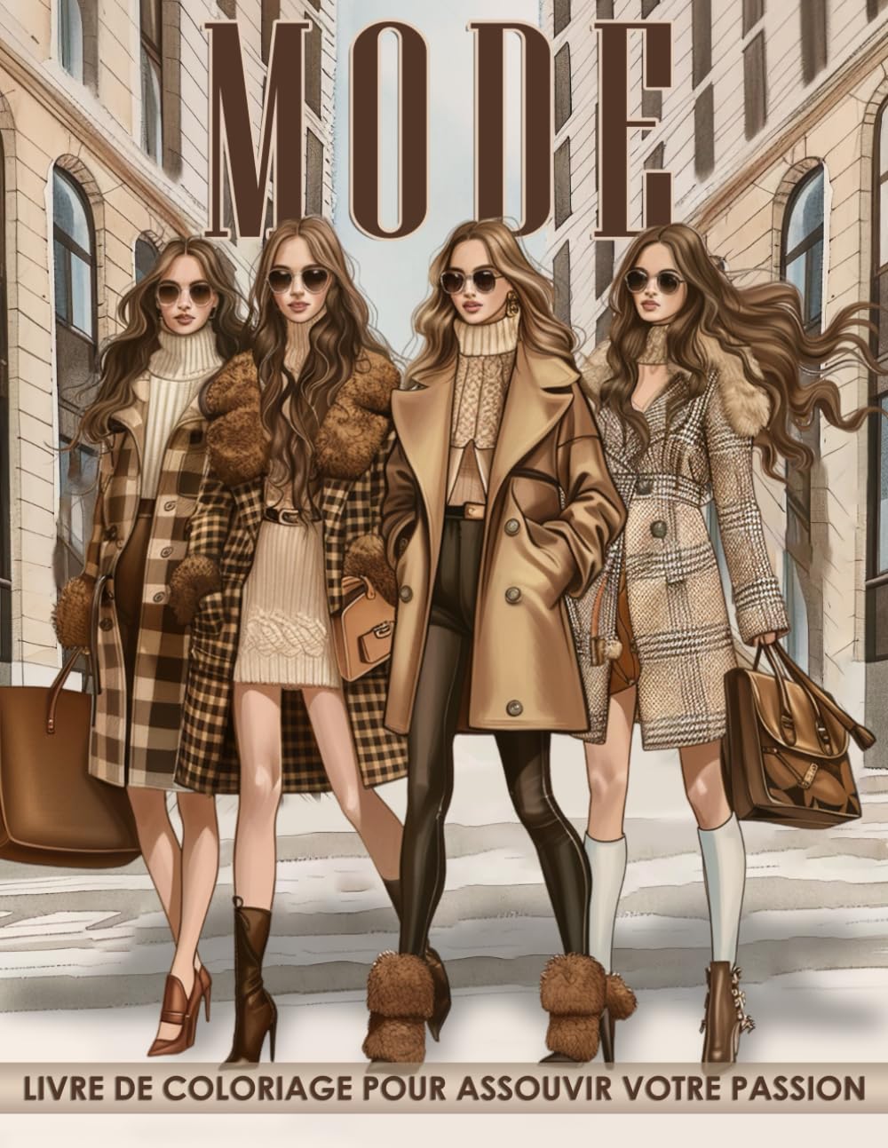 Livre de Coloriage De Mode: Découvrez 50 Pages de Coloriage à la Mode pour Femmes de Tous Âges Relaxez-Vous et Soulagez le Stress book