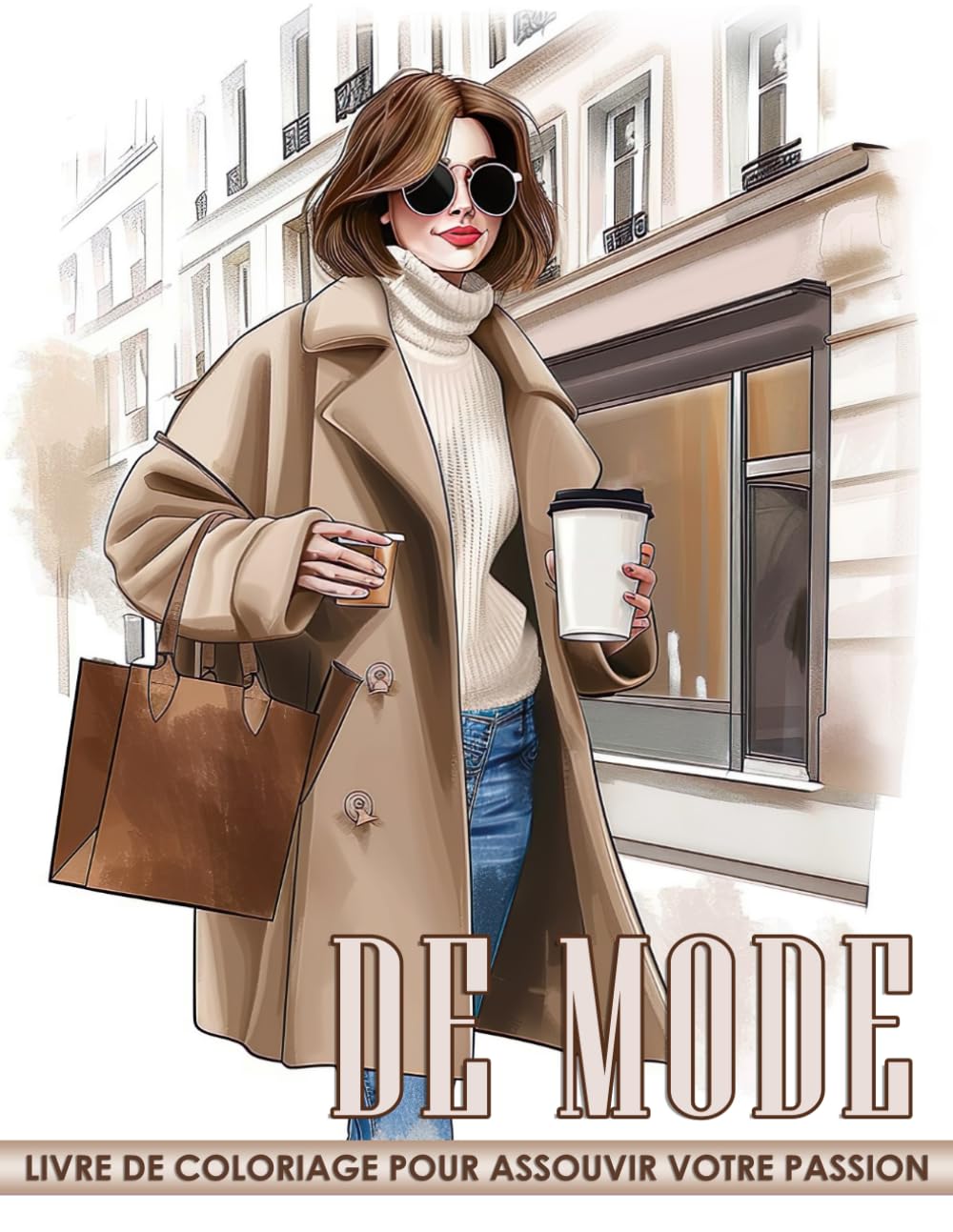 Livre de Coloriage De Mode: Une Collection de 50 Pages de Coloriage de Tenues Stylées pour Filles de Tous Âges Détendez-Vous et Décompressez book