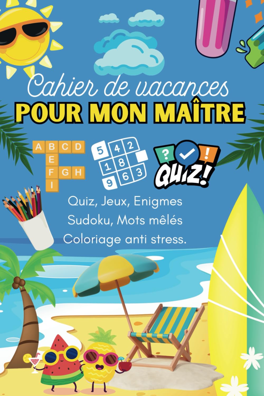 CAHIER DE VACANCES MAITRE: IDÉE CADEAU D'ÉCOLE FIN D'ANNÉE , REMERCIEMENT , ORIGINAL Photography