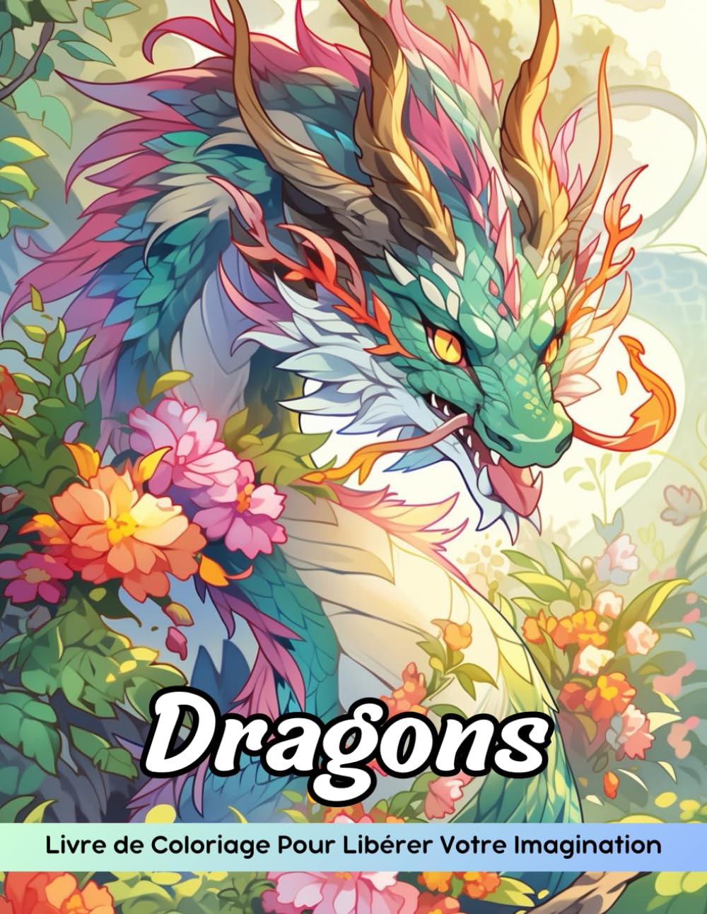 Dragons Livre de Coloriage: Page De Coloriage Dragons, Créatures Mythiques Pour Une Coloration Créative book