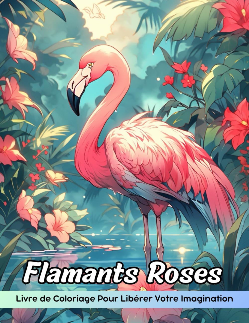 Flamants Roses Livre de Coloriage: Page De Coloriage De Flamants Roses, Oiseaux Gracieux Des Zones Humides Pour Une Coloration Créative book
