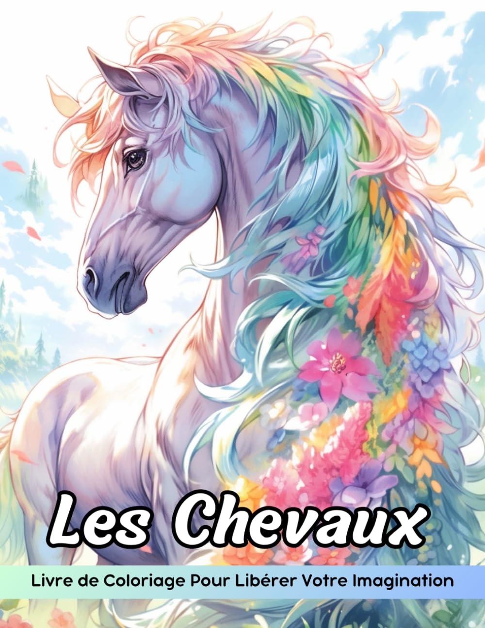 Les Chevaux Livre de Coloriage: Coloriage De Chevaux, Magnifiques Beautés Équines Pour Une Coloration Créative book